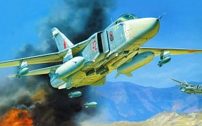 Сборная модель - Самолёт Су-24М Подарочный набор (ZVEZDA, 7267П)
