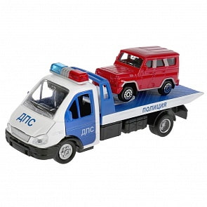 Газель-эвакуатор, инерционная, открывающиеся двери, свет и звук (Технопарк, CT11-200-2)