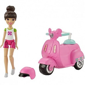 Кукла Barbie® FHV76 со скутером - В движении (Mattel, FHV80) 