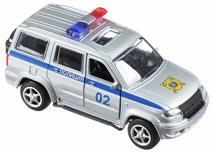 Машина металлическая инерционная Уаз Патриот – Полиция 