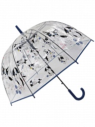Зонт-трость Puppies прозрачный купол темно-синий (Михи Михи, MM07419) - миниатюра