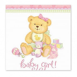 Скатерть бумажная Медвежонок размер 1,4 х 2,6 м (Amscan, 1502-1074)