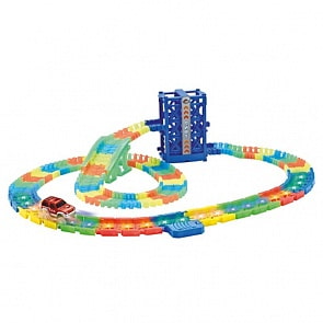 Гибкий трек LED со светодиодными лампами, 149 деталей (1Toy, Т16190)