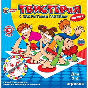 Игра - Твистерия с закрытыми глазами (Умка, 4690590173336) Игра - Твистерия с закрытыми глазами (Умка, 4690590173336)