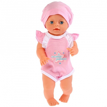 Одежда для кукол 40-42 см - Розовый боди Мамина радость 