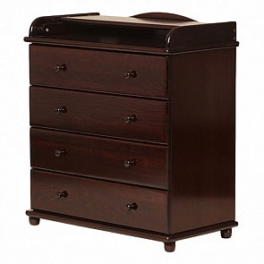 Комод с пеленальным столиком Лель АБ 33.2, махагон (Лель, LIEL-АБ 33.2_махагон)