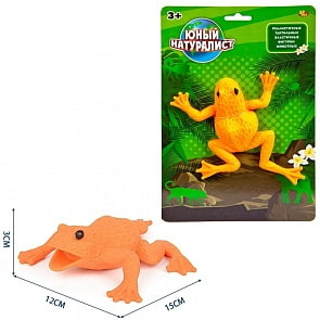 Фигурка из серии Юный натуралист – Лягушка, термопластичная резина (Abtoys, PT-01156)