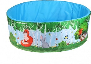 Сухой бассейн Зверята ДМФ-МК-02.52.02, без шаров (Romana, ДМФ-МК-02.52.02_без шаров)