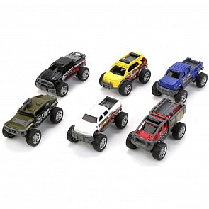 Джип, 9 см, инерционный (Технопарк, 90111-1R) (ассортимент)