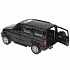 Джип УАЗ Patriot, черный, 12 см, открываются двери и багажник, инерционный механизм  - миниатюра №3