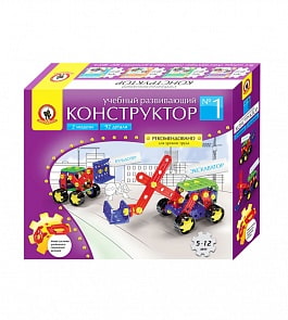 Конструктор учебный развивающий №1 (Русский стиль, 00545)