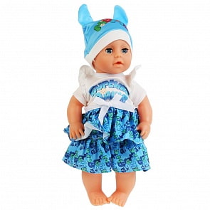 Интерактивный пупс - Буренка Даша, Дашенька 25 см, 45 песен, стихов, фраз и звуков из м/ф (Карапуз, Y25BB-BURD)