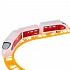 Железная дорога Скоростной поезд длина 140 см на батарейках  - миниатюра №2