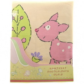 Постельное белье Little Friend, 3 предмета, цвет – бежевый (Золотой Гусь, 2063)