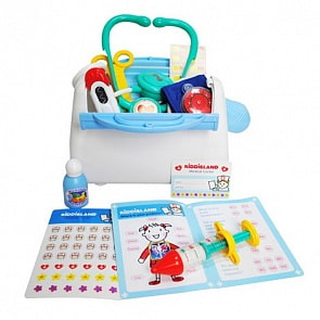 Игровой набор доктора  в чемоданчике (Kiddieland, KID 056739) Игровой набор доктора  в чемоданчике (Kiddieland, KID 056739)