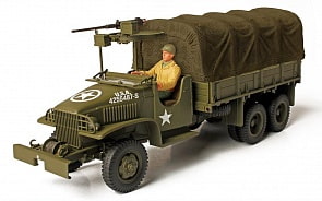 Коллекционная модель - американский GMC 2,5 тонный грузовик, Арденны 1944 год, 1/72 (Unimax, 85099_md)