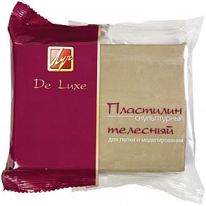 Пластилин скульптурный, 300 г, телесного цвета (Луч, 23С1482-08)