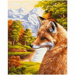 Рисование по номерам на холсте - Лисичка, 40 х 50 (Фабрика Творчества, H055)