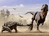 Пазл 3D 500 - Дасплетозавр против эвоплоцефала  - миниатюра №1