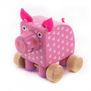 Фигурка деревянная - Поросенок Хрю (Деревяшки, 19WFT05P)