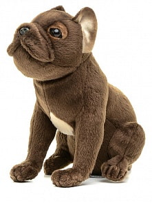 Мягкая игрушка - Щенок французского бульдога, 20 см. (Hansa, 6593)