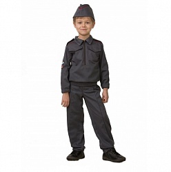 Карнавальный костюм для мальчиков – Полицейский, 110-56 (ТД Батик, 5708-110-56) - миниатюра
