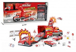 Игровой набор Пожарная станция, 9 предметов (Наша игрушка, 200563466)