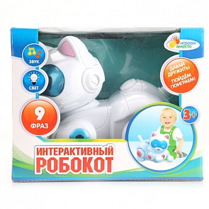 Интерактивный кот-робот, свет и звук (Играем вместе, B747267-Rsim)