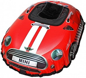 Санки надувные Тюбинг Snow auto Mini Cooper, цвет красный (RT, 6048RT)