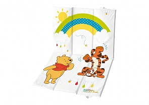 Пеленальный матрасик с мягким основанием Винни Пух, белый, 58х40 см (ОКТ, 1841)
