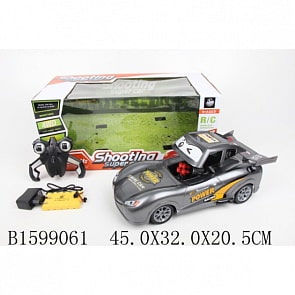 Машина на радиоуправлении с аккумулятором, свет и звук, стреляет (B1599061sim)