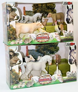 Набор Ферма, 6 фигурок животных (Amico, 13744)