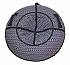 Санки надувные - Тюбинг, скандинавский орнамент черный, диаметр 118 см  - миниатюра №1