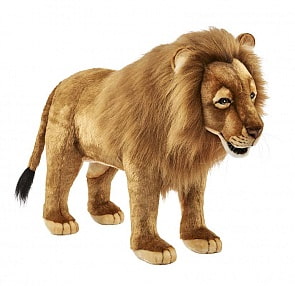 Мягкая игрушка Лев банкетка, 82 см (Hansa, 6079)