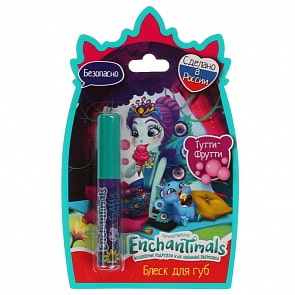 Блеск для губ Enchantimals 4,5 мл тутти-фрутти (Милая леди, 52272-ENS) (ассортимент)