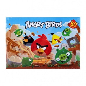 Пазлы 80 элементов – Angry Birds (Hatber, 80ПЗ5_10382)