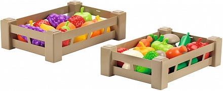 Детские ящики с фруктами и овощами 