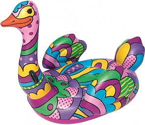 Игрушка для катания верхом - Поп-арт страус, для взрослых (Bestway, бв41117)