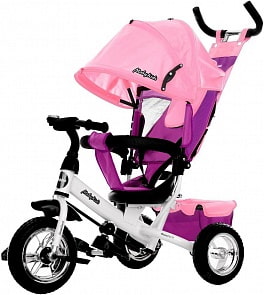 Велосипед 3-колесный Comfort, колеса 10 x 8 EVA, розовый (Moby Kids, 641342)