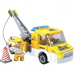 Конструктор Городские строители. Автокран, 156 деталей (Ausini, 29407)