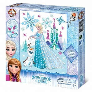 Аппликация из страз и пайеток - Холодное сердце. Ледяная сказка Дисней (Десятое королевство, 01824ДК)