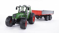 Трактор Bruder Fendt 209 S с прицепом (Bruder, 02-104) - миниатюра