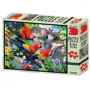 Пазл 3D 500 - Полет ара (Prime 3D, 10003-SBM)