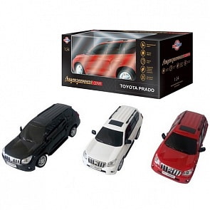 Радиоуправляемый лицензированный автомобиль - Toyota Prado, масштаб 1:24, ЗУ в комплекте (Wincars, DS-2012)