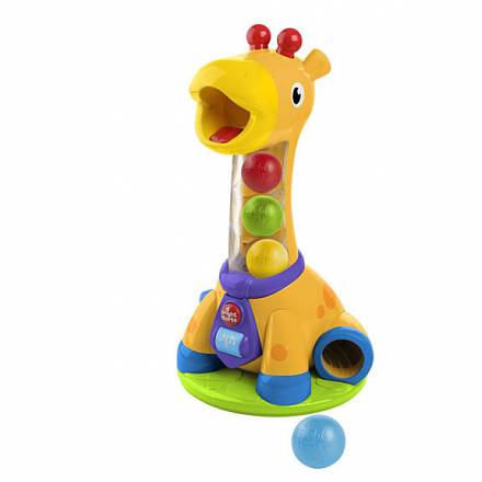 Развивающая игрушка - Веселый жирафик, свет и звук 