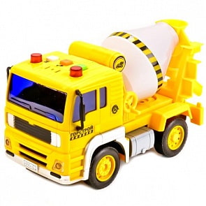 Инерционная машина - Бетономешалка, 1:20, свет и звук (Технопарк, WY510Bsim)