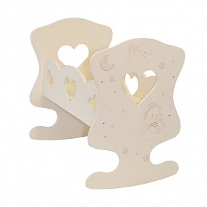 Кроватка-люлька серии Лаки, цвет Бежевый (Paremo, PDA220-04)