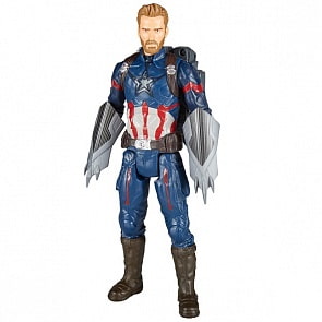 Фигурка Avengers Movie - Капитан Америка Пауэр Пэк (Hasbro, e0607)
