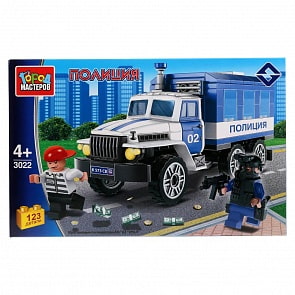 Конструктор Город Мастеров – Полиция: Урал спецназа с фигурками, 123 детали (Город Мастеров, KK-3022-R)