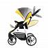 Детская прогулочная коляска Nico, бежево-коричневая, шасси белая/BIA  - миниатюра №4